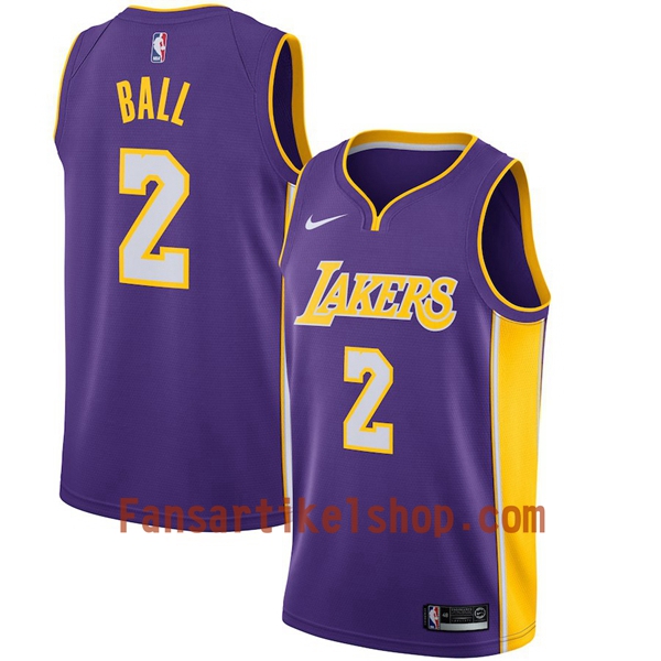 NBA Los Angeles Lakers Trikot Lonzo Ball 2 Nike 2017-18 Lila Swingman - Herren NBA Los Angeles Lakers Trikot Lonzo Ball 2 Nike 2017-18 Lila Swingman - Herren
